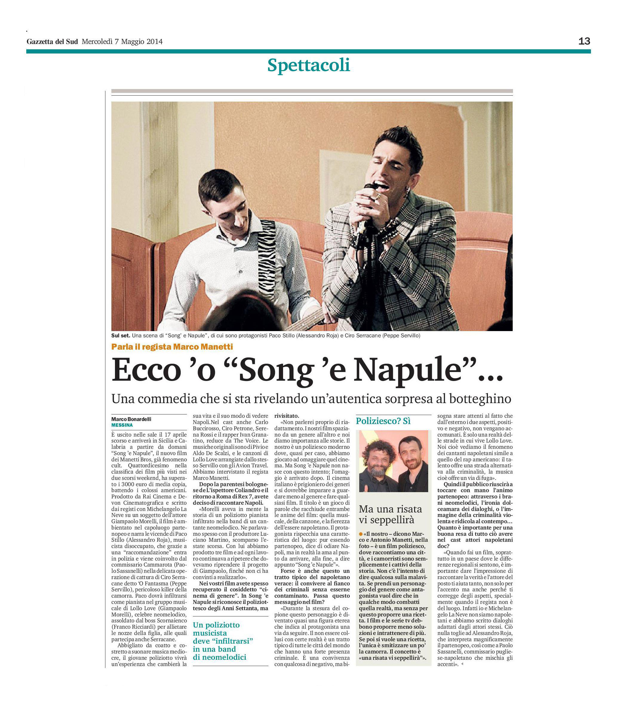 58 - Intervista a Marco Manetti su Song e Napule - 6 maggio 2014.jpg