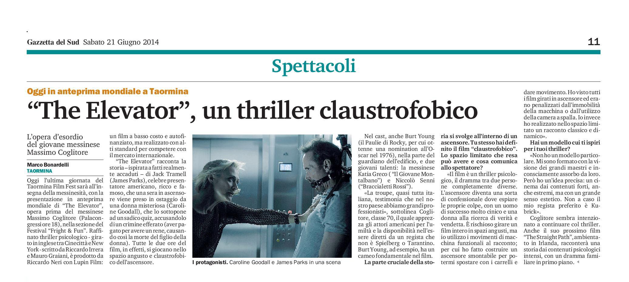 66 - Massimo Coglitore al Taormina Film Fest -The Elevator un thriller claustrofobico - 21 giugno 2014.jpg