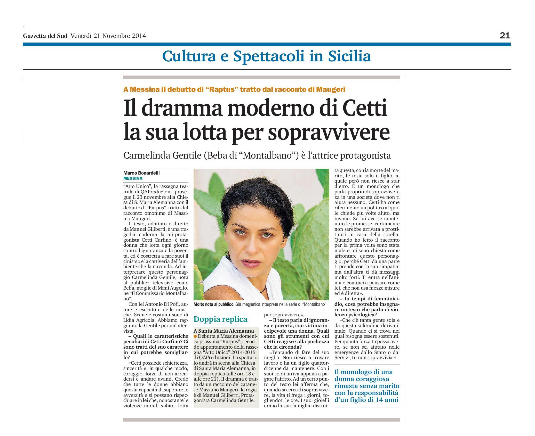 104 - Carmelinda Gentile - Il dramma moderno di Cetti - 21 novembre 2014.jpg
