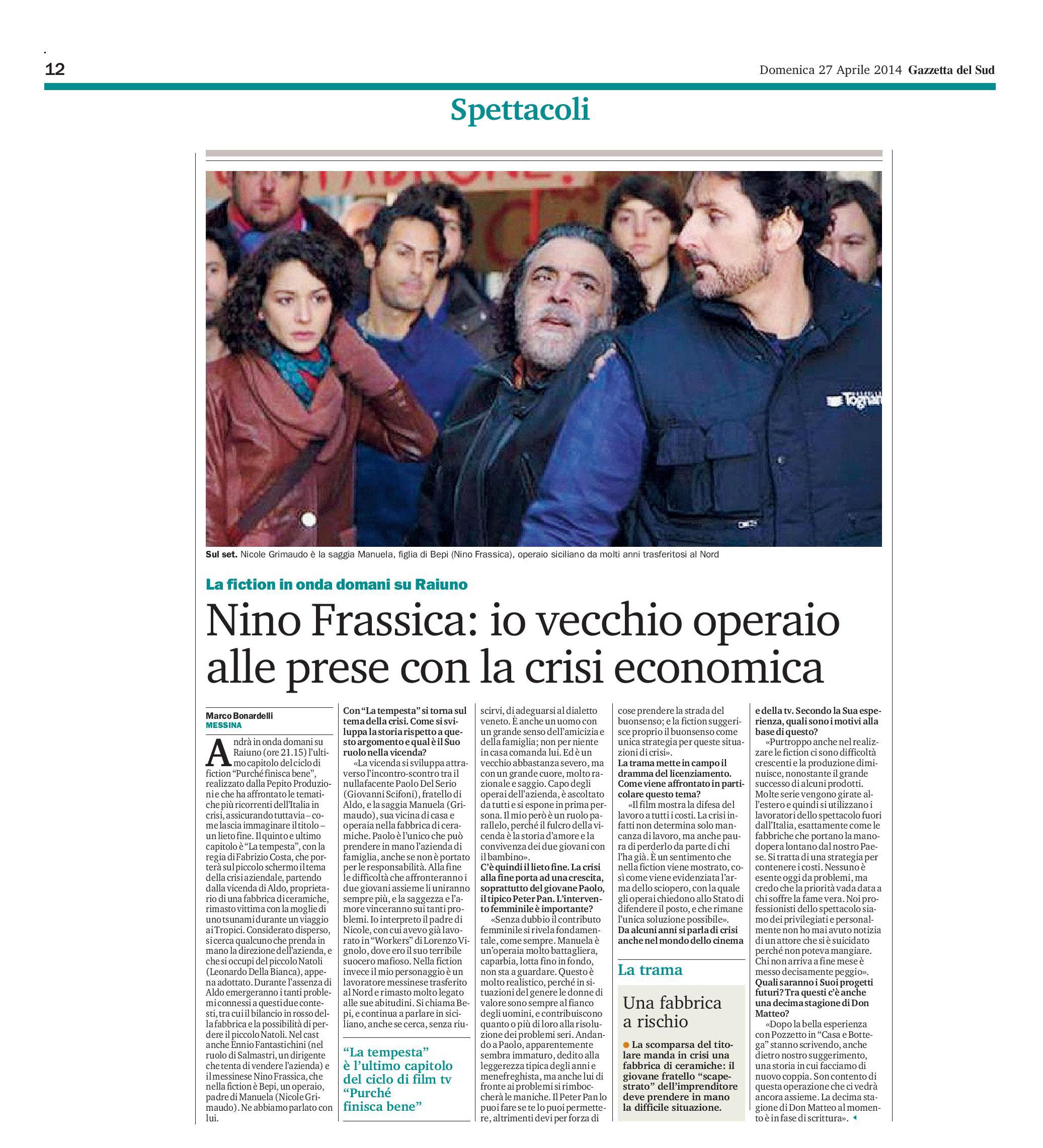 55 - Intervista a Nino Frassica su La tempesta - 27 aprile 2014.jpg