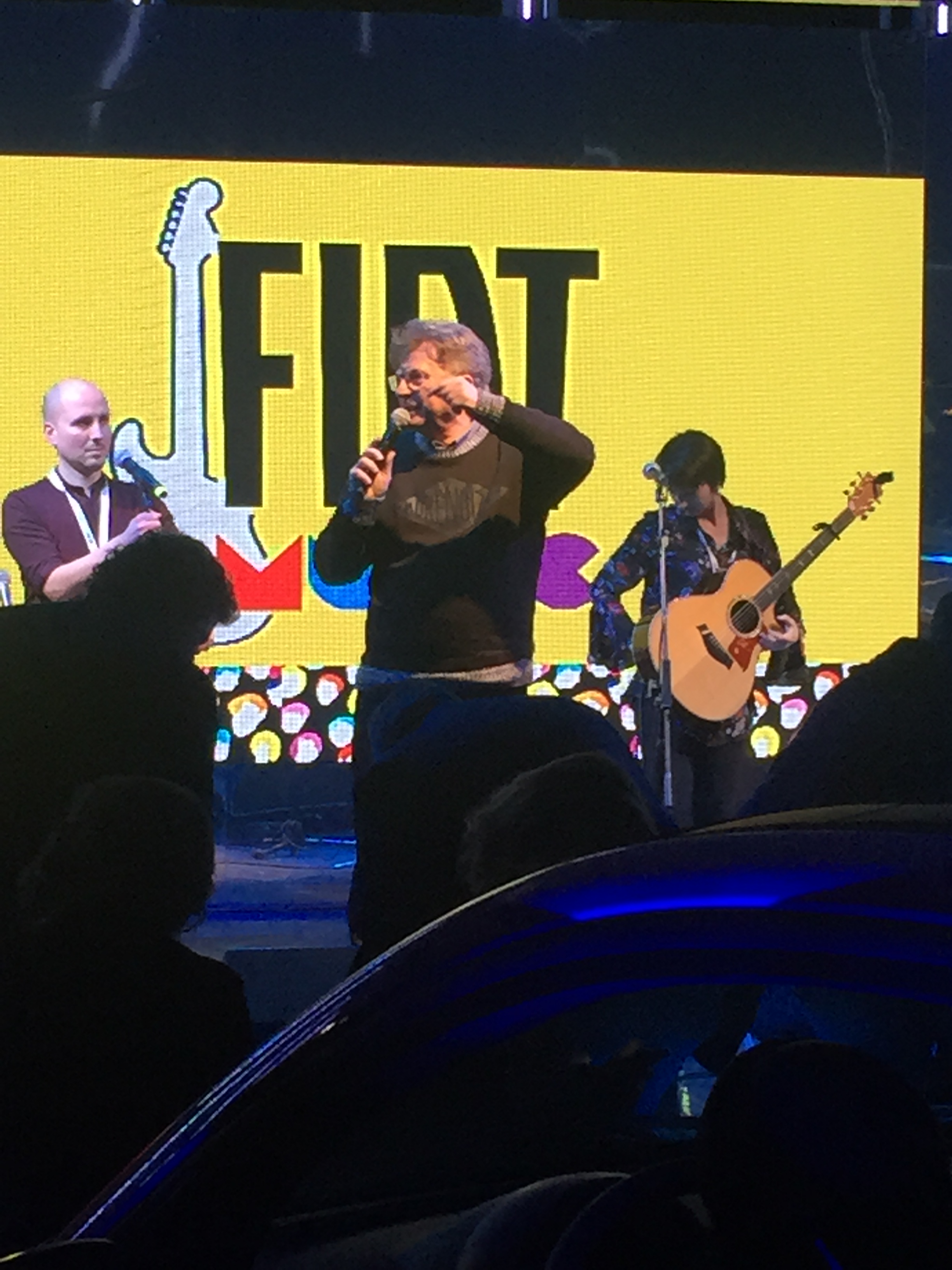 Red Ronnie al Palafiori per "Fiat Music"
