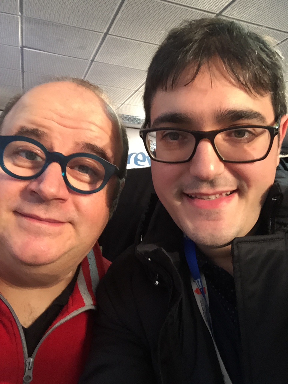 Con Gianni Fantoni dopo la diretta di "W Sanremo con Red"