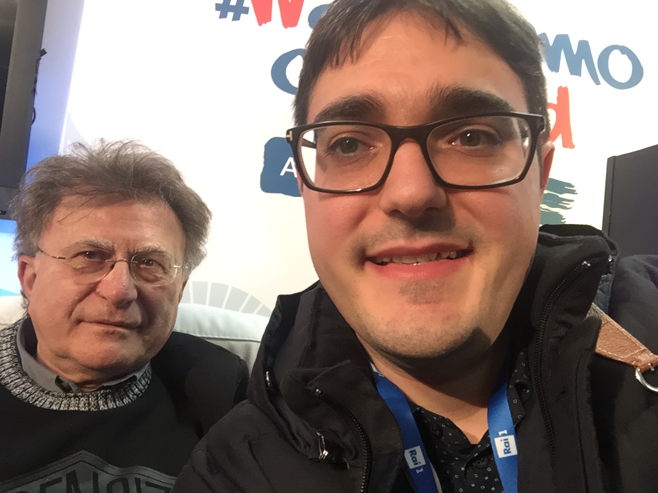 Con Red Ronnie dopo la diretta