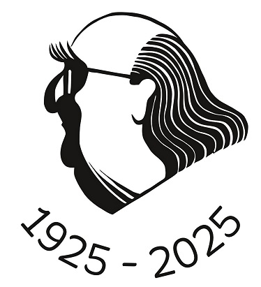 Il logo delle celebrazioni per i cento anni di Andrea Camilleri