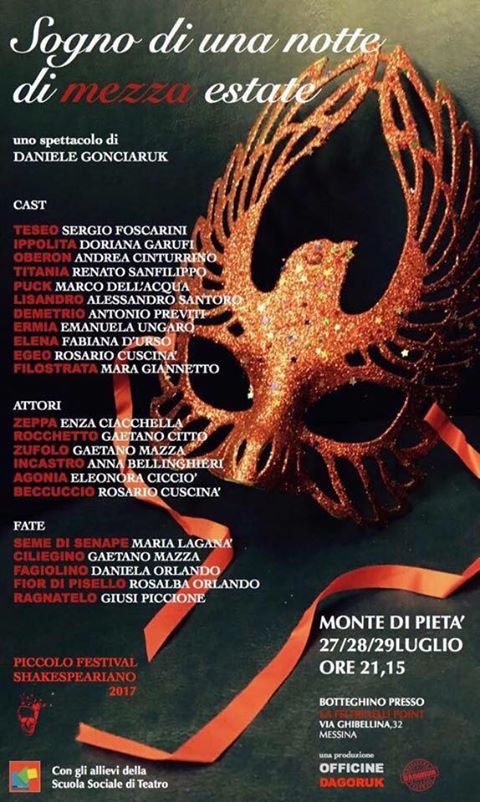 Locandina "Sogno di una notte di mezza estate"