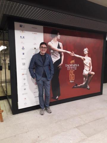 Marco Bonardelli al Taormina Film Fest 2019 (Palazzo dei Congressi)