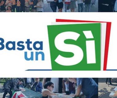 Massimo Coglitore alla regia dello spot elettorale "Basta un sì"