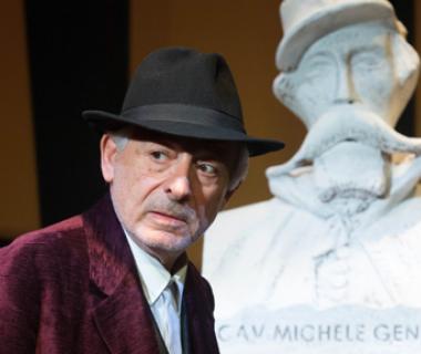 Leo Gullotta in "Pensaci, Giacomino", in scena fino a oggi al Teatro Vittorio Emanuele 