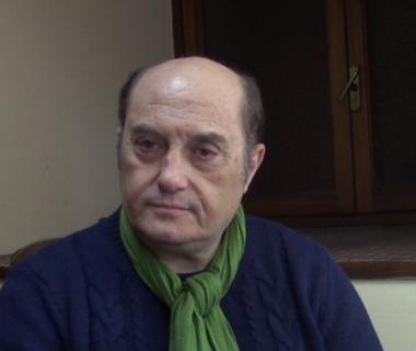 Duccio Camerini al Teatro Vittorio Emanuele di Messina durante l'intervista con Marco Bonardelli per "Suggestioni Press"